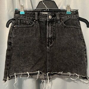 Pacsun black Jean skirt